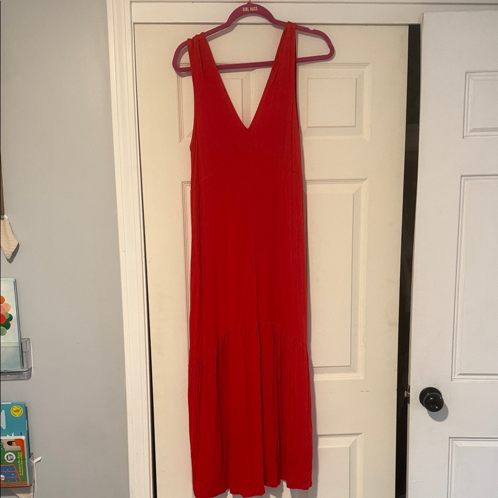 ASOS Elegant Red Sleeveless Dress